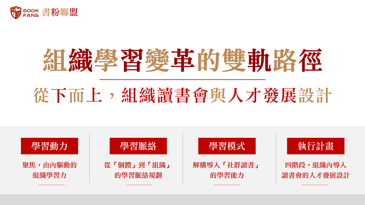 【2020書粉日：精華嚴選】組織學習的新模式：社群學習